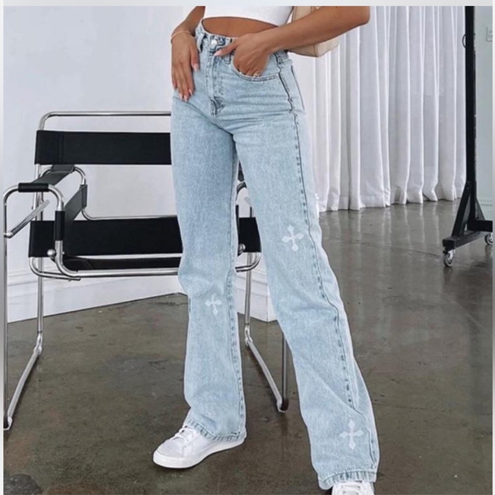 White fox jeans